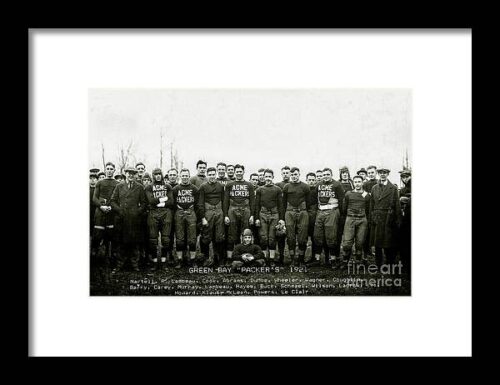 1921 Green Bay Packers Team Framed Print