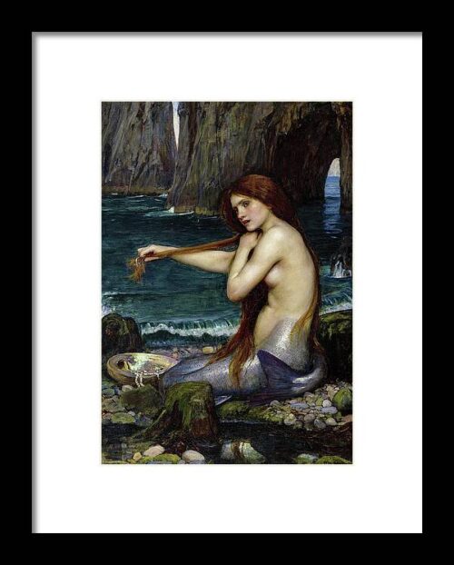 A Mermaid Framed Print