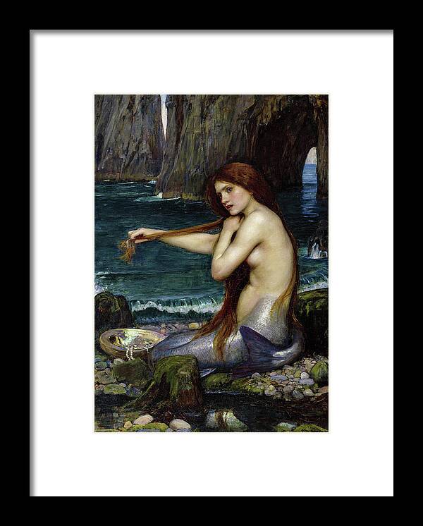 A Mermaid Framed Print