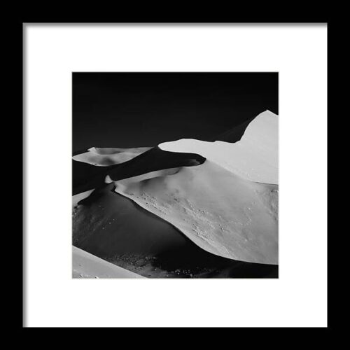 Abstract Dunes Framed Print