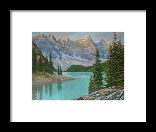 An Epic View Framed Print