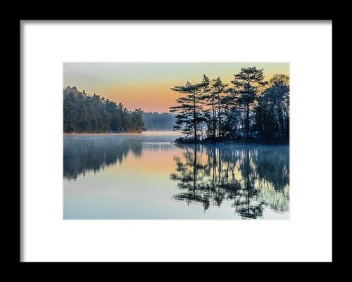 Before People Wake Framed Print