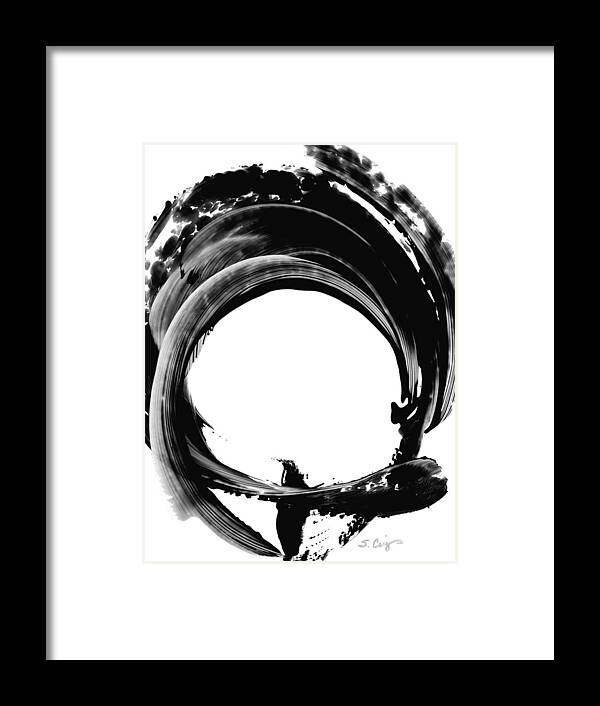 Black Magic 304 by Sharon Cummings Framed Print