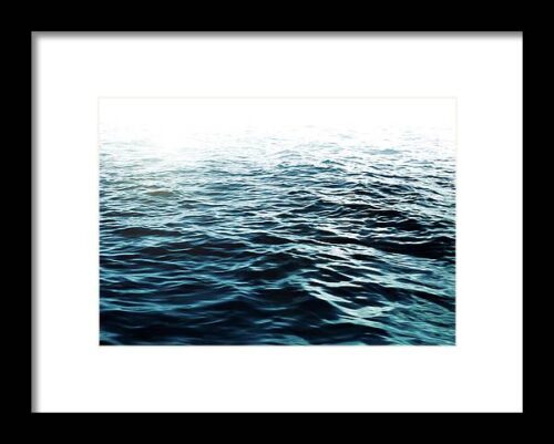 Blue Sea Framed Print
