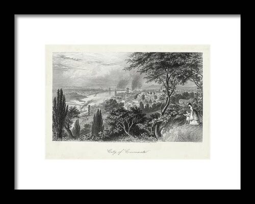 City Of Cincinnati Framed Print