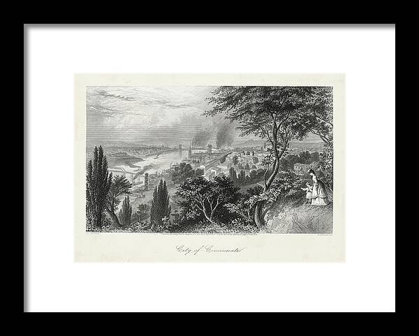 City Of Cincinnati Framed Print