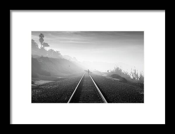 Del Mar Surfer 2 Framed Print