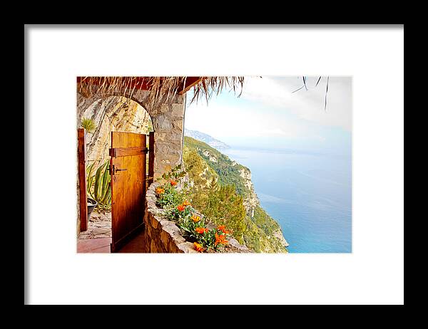 Door to Paradise Framed Print