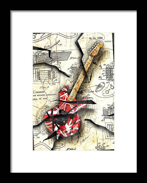 Eddie's Guitar Framed Print