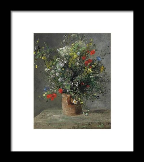 Flowers In A Vase Framed Print