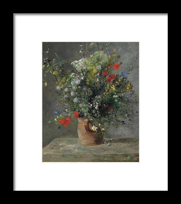 Flowers In A Vase Framed Print
