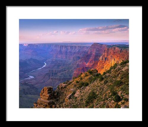 Grand Canyon Glow Framed Print