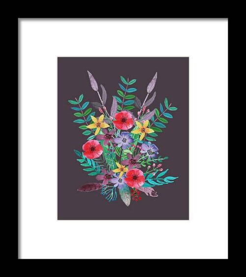 Just Flora II Framed Print