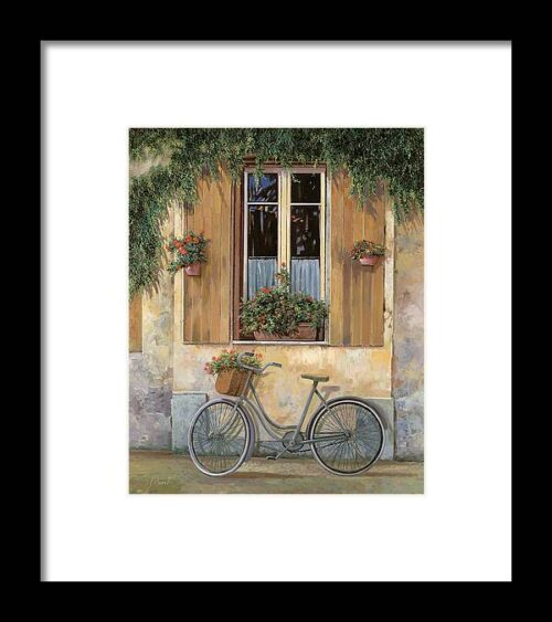 La Bicicletta Framed Print