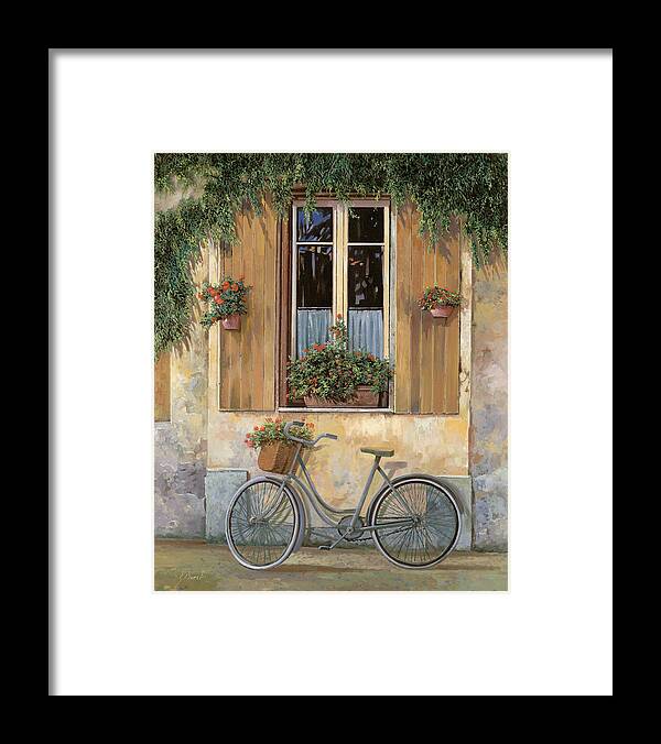 La Bicicletta Framed Print