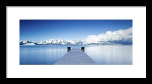 Lake Tahoe Panorama Framed Print