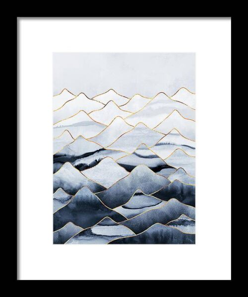 Mountains Framed Print