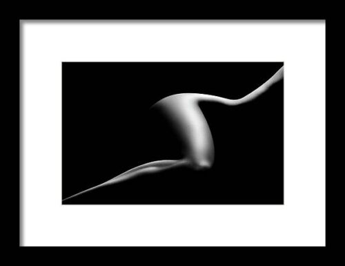 Nude woman bodyscape 9 Framed Print