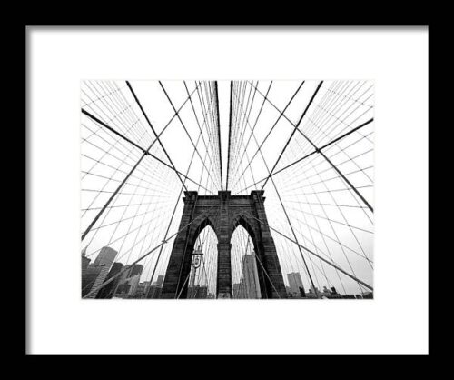 NYC Brooklyn Bridge #5 Framed Print