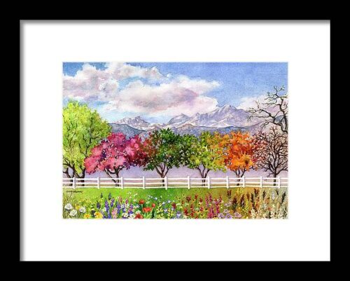 Parade of the Seasons Framed Print