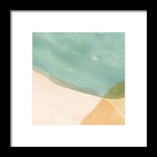 Pastel Color Study Iv Framed Print