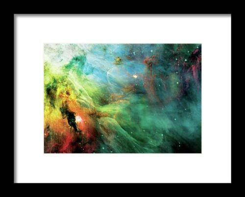 Rainbow Orion Nebula Framed Print