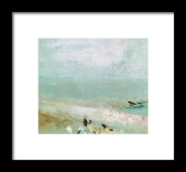River bank Framed Print