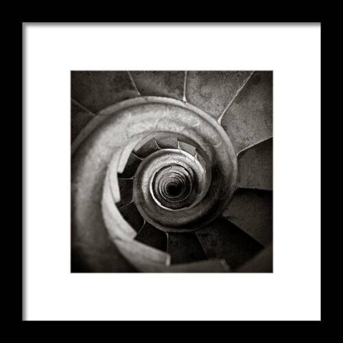 Sagrada Familia Steps Framed Print