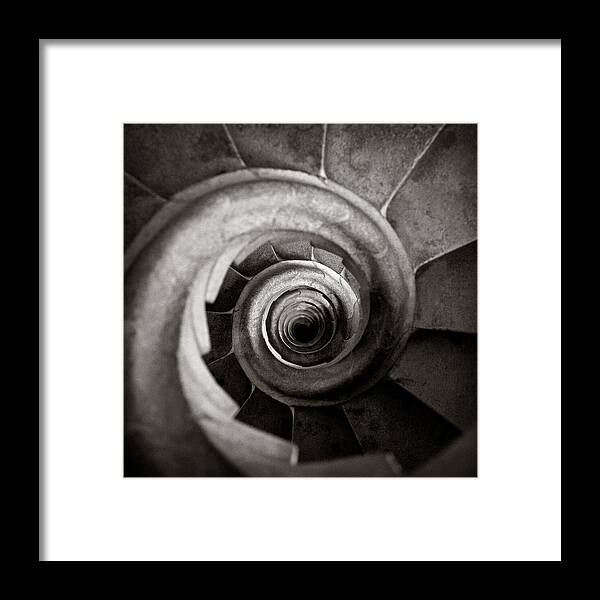 Sagrada Familia Steps Framed Print