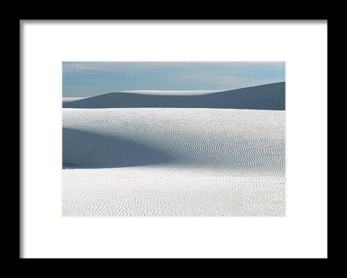 Sand Patterns Framed Print