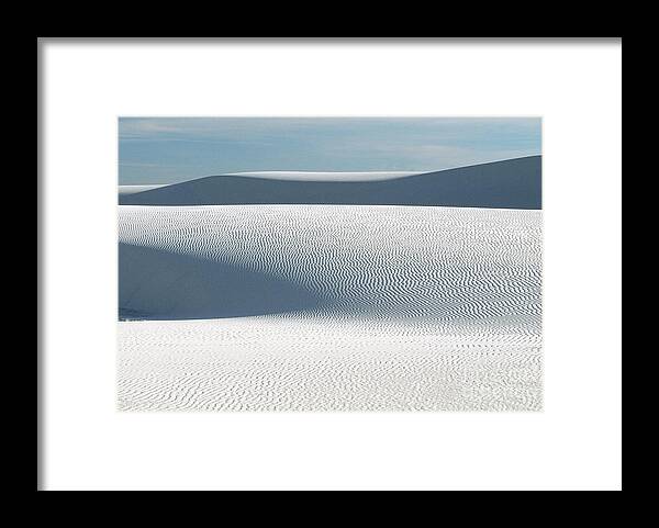 Sand Patterns Framed Print