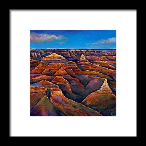 Shadow Canyon Framed Print