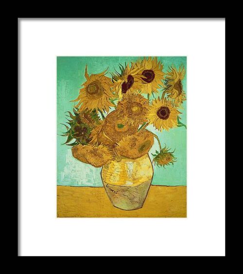 Sunflowers by Van Gogh Framed Print