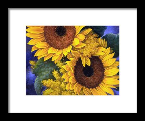 Sunflowers Framed Print