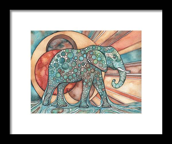 Sunphant Sun Elephant Framed Print