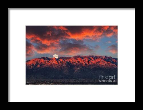 The Majestic Sandias Framed Print