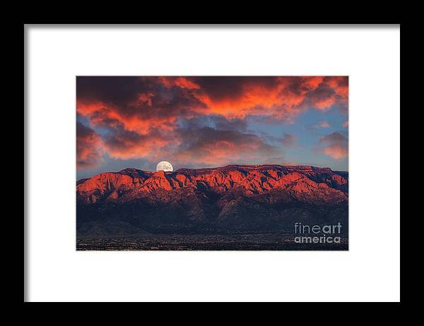 The Majestic Sandias Framed Print
