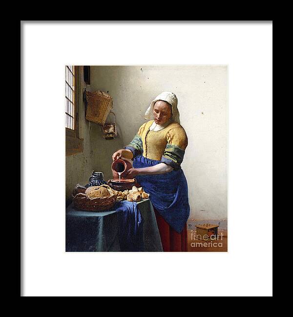 The Milkmaid Framed Print