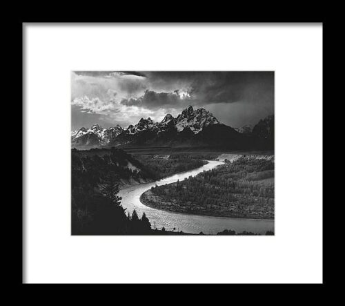 The Tetons And The Snake River 1942 #1 Framed Print
