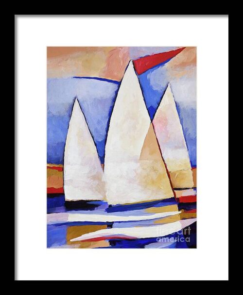 Triple Sails Framed Print