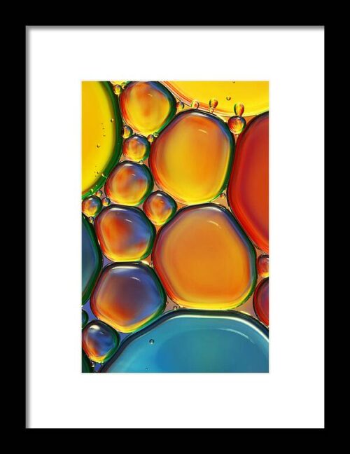 Tropical Oil and Water II Framed Print