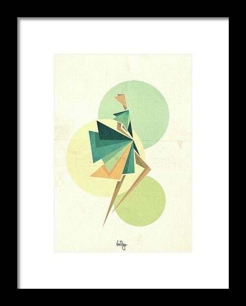 Walk the walk Framed Print