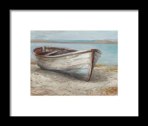 Whitewashed Boat I #1 Framed Print