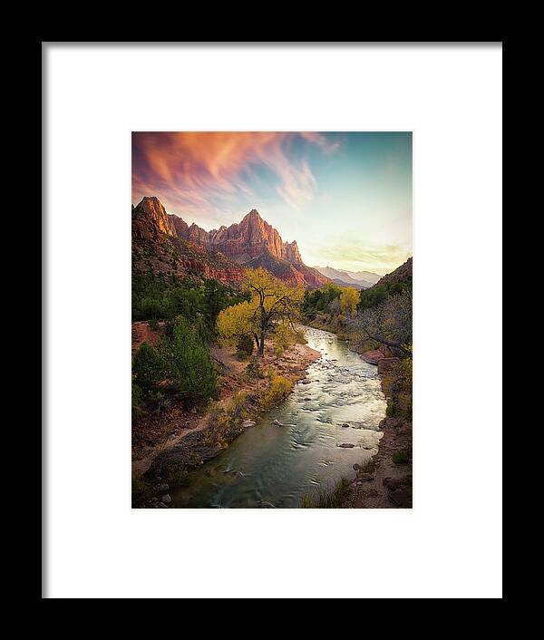 Zion National Park Framed Print