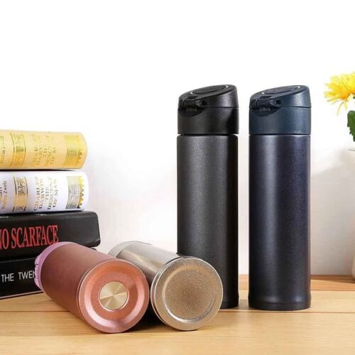 Bottle With Vacuum - Metallic - Single Piece