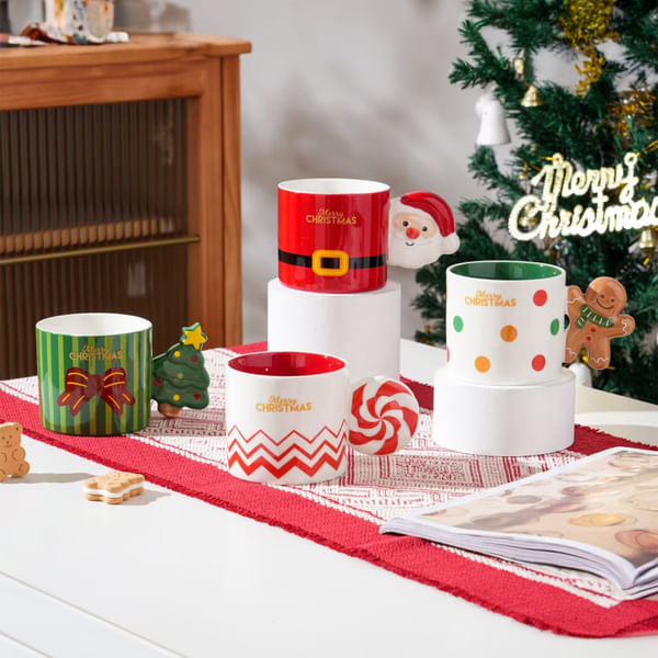 Charming Christmas Mug - Assorted - Single Piece Charming Christmas Mug - Assorted - Single Piece