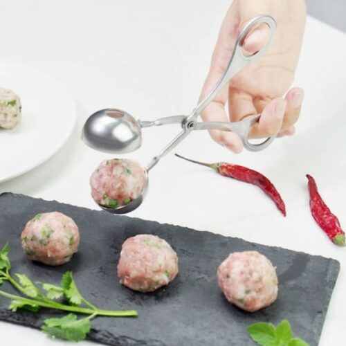 Kofta Cum Ice Cream Scooper - Stainless Steel - Single Piece