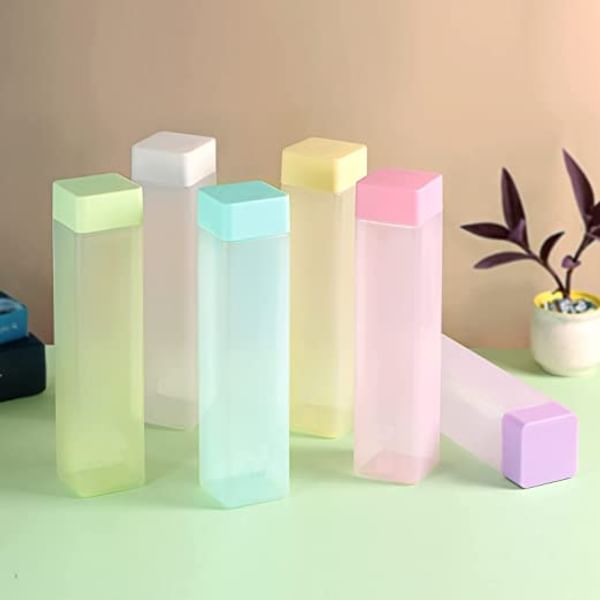 Water Bottle - Square - Assorted - Single Piece Water Bottle - Square - Assorted - Single Piece