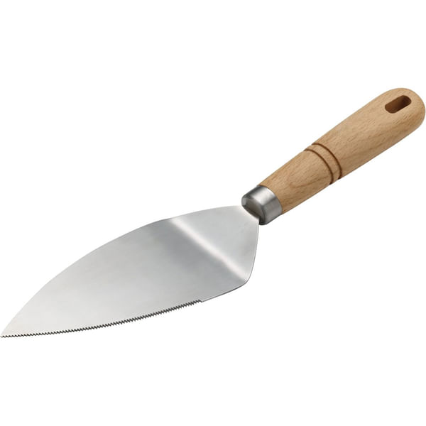 Wooden Handle Pie Cutter And Spatula - Single Piece Wooden Handle Pie Cutter And Spatula - Single Piece